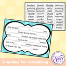 Easter Adjectives Activity