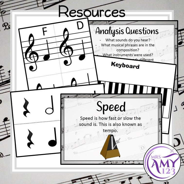 Australian Curriculum Year 1/2 Creating Compositions Music Unit