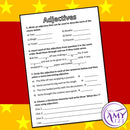 Christmas Parts of Speech (Grammar) Worksheets- Nouns, Verbs, Adjectives & more