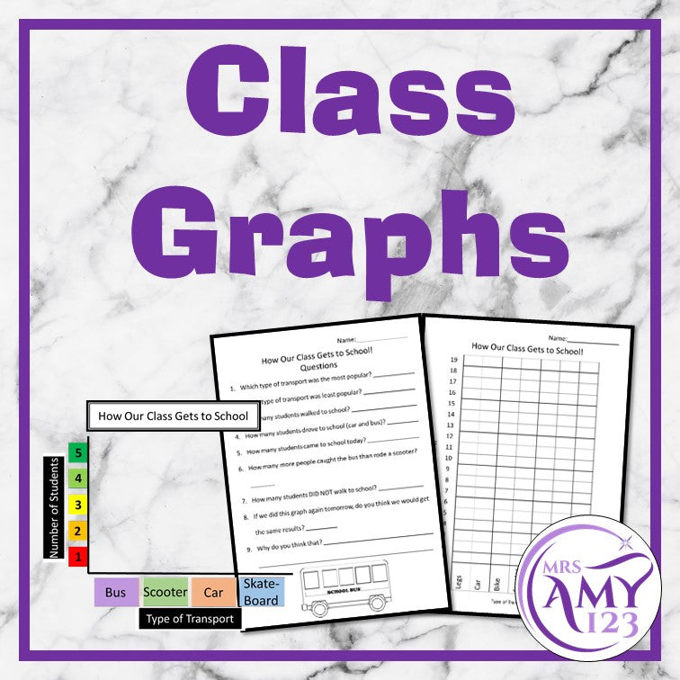 Primary Class Level Graph Class Graphs - Back to School!