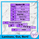 Mental Math Sorting Strips - Lower