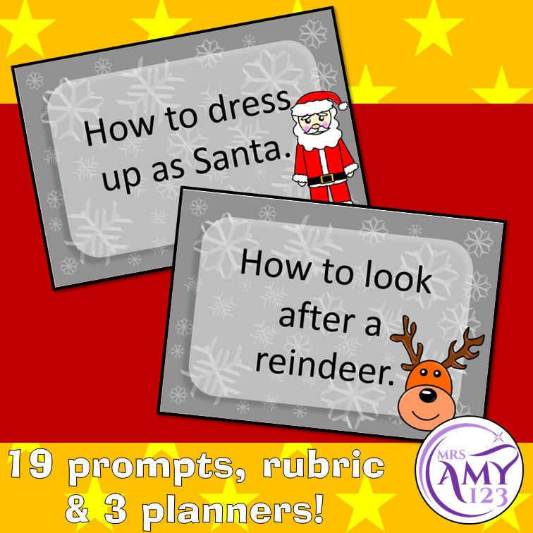 Procedure Writing Christmas Prompts