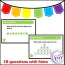 Find a Pattern Problem Solving PowerPoint, Task Cards and Worksheet