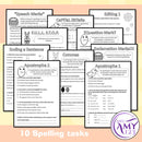 Easter Punctuation Worksheets