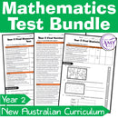 Year 2 Maths - Mathematics Test Bundle - Australian Curriculum
