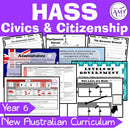 Year 6 HASS - Australian Civics & Citizenship Unit - Australian Curriculum