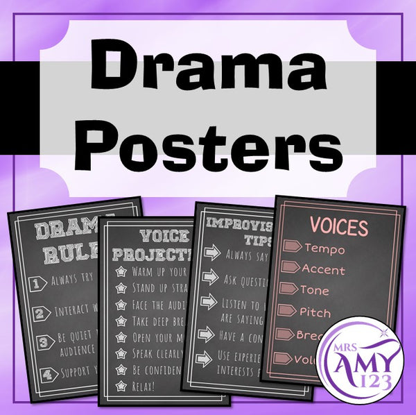 Drama Posters- Rules, Tips & More!