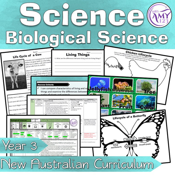 Year 3 Biological Science Australian Curriculum