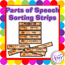 Parts of Speech (Grammar) Sorting Strips