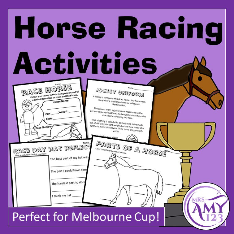 Horse Racing Activities- Perfect for Melbourne Cup