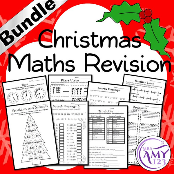 Christmas Maths Revision - Australian Curriculum Aligned