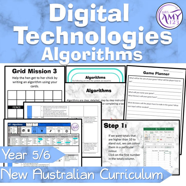 Year 5 & 6 Digital Technologies- Algorithms Unit