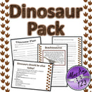 Dinosaur Comprehension Texts and Activities