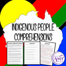 Indigenous Peoples Comprehension - Great for NAIDOC Week