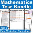 Year 5 Maths - Mathematics Test Bundle - Australian Curriculum
