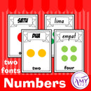 Indonesian Display Pack - Numbers, Colours & Calendar