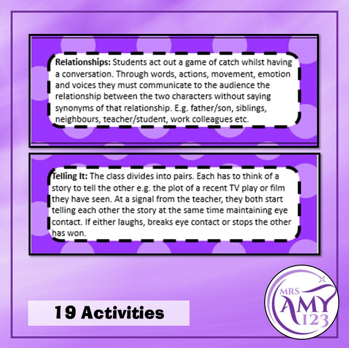 Interaction and Improvisation - Drama Activities