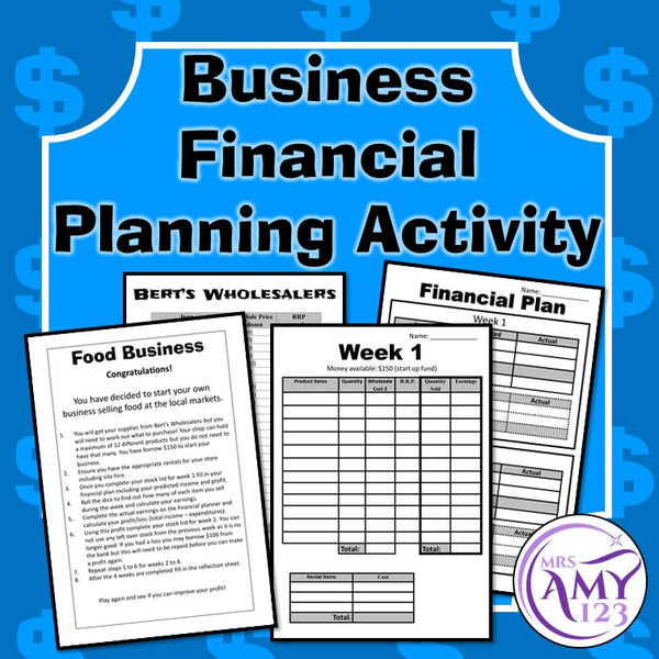 Business Financial Planning Activity