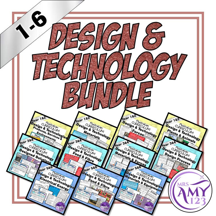 Design and Technology Ultimate Subject Bundle - Australian Curriculum