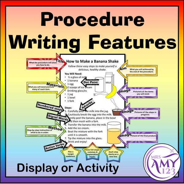 Procedure Writing Features - Display or Activity