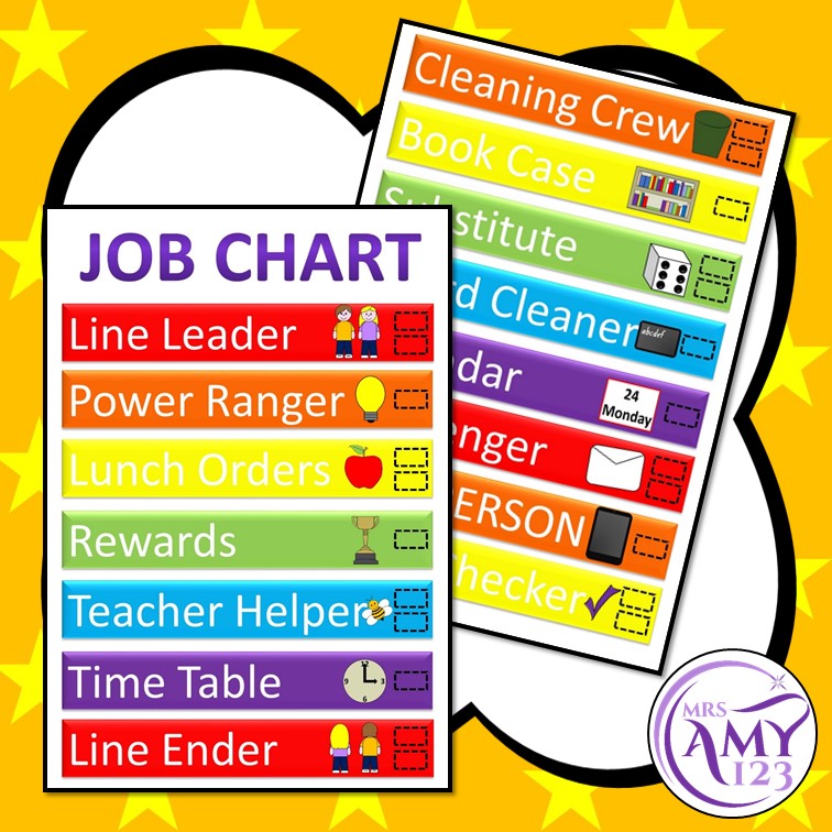 Compact Job Chart - Save Space!