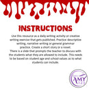 Zombie Writing Prompts - Perfect for Halloween!