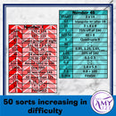 Mental Math Sorting Strips - Upper