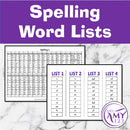 Spelling Word Lists