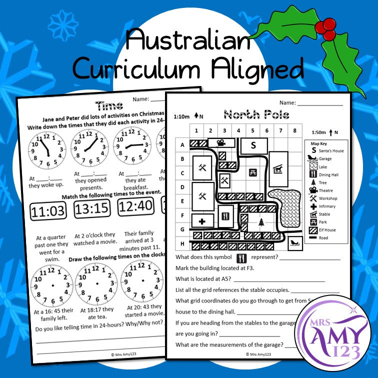 Year 5 Christmas Maths Revision - Australian Curriculum Aligned