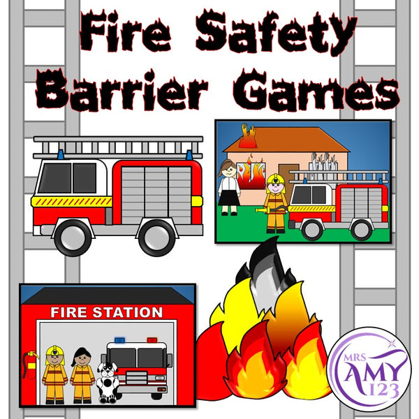 Fire Safety Barrier Games - Great for Fire Prevention Week