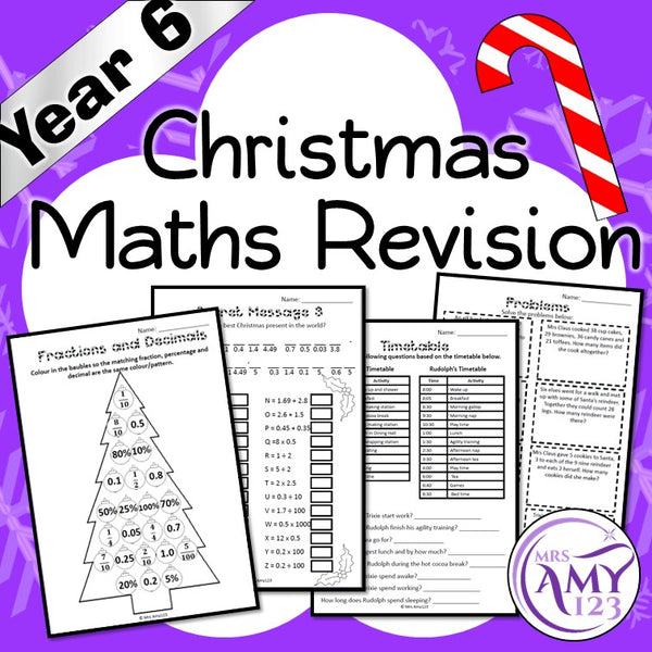 Year 6 Christmas Maths Revision - Australian Curriculum Aligned