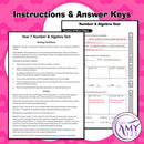 Year 7 Maths - Number & Algebra Test Pack - Australian Curriculum