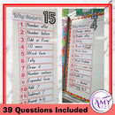 Number of the Day Display and Worksheets