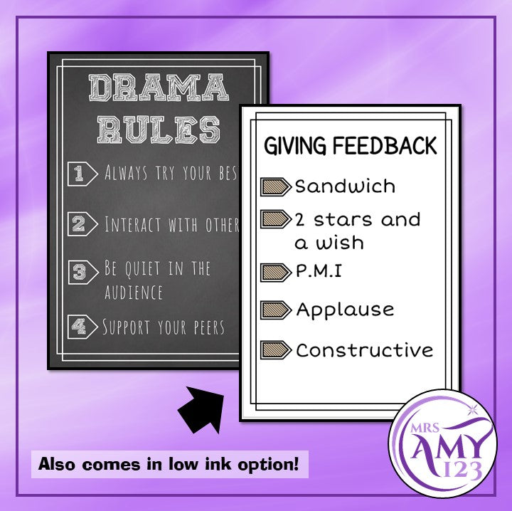 Drama Posters- Rules, Tips & More!