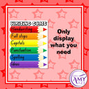 Writing Goals Poster