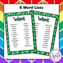 Movement Vocabulary Pack - Word Lists, Flash Cards & Activities