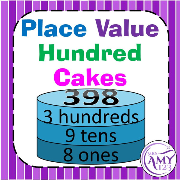 Place Value Cakes- Hundreds Activity