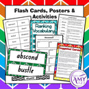 Movement Vocabulary Pack - Word Lists, Flash Cards & Activities