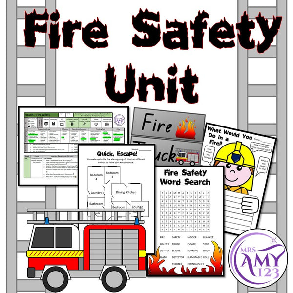 Fire Safety Unit - Great for fire prevention week!