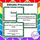 Movement Vocabulary Pack - Word Lists, Flash Cards & Activities