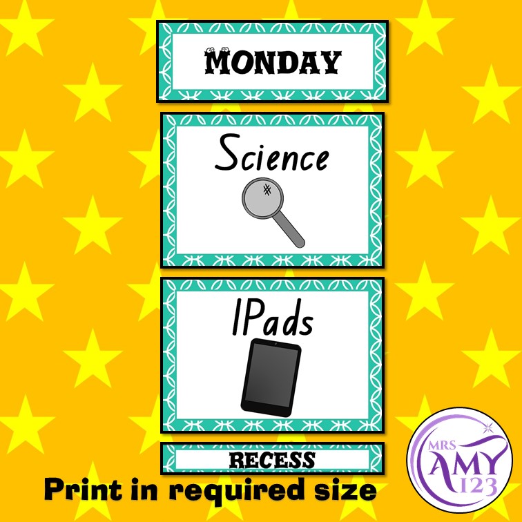 Weekly Timetable Display