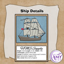 First Fleet Ship Posters