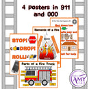 Fire Safety Word Wall and Posters - Great for Fire Prevention Week