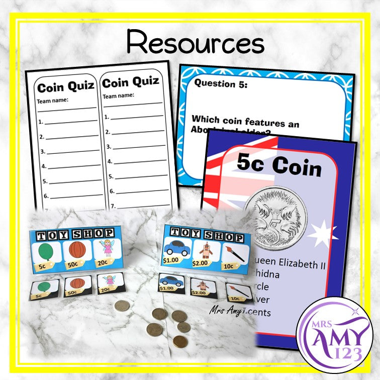 Year 1 Maths - Money Program - Australian Curriculum