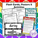 Other Parts of Speech Vocab - Conjunctions, Prepositions, Interjections & Pronouns