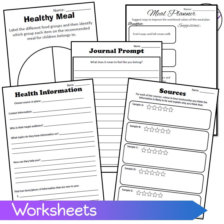 Year 5 & 6 Health - Wellbeing Unit - Australian Curriculum