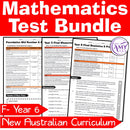 Foundation to Year 6 Ultimate Mathematics Test Bundle - Australian Curriculum