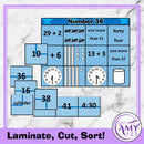 Mental Math Sorting Squares- Lower