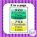 Place Value Cakes - Thousands Activity