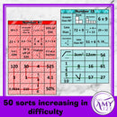 Mental Maths Sorting Squares - Upper